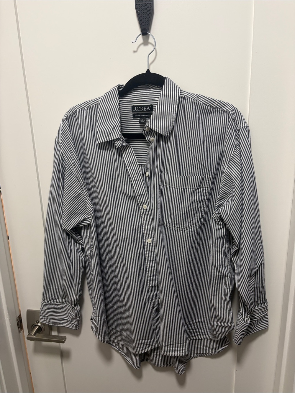 J Crew Etienne oversized button down shirt